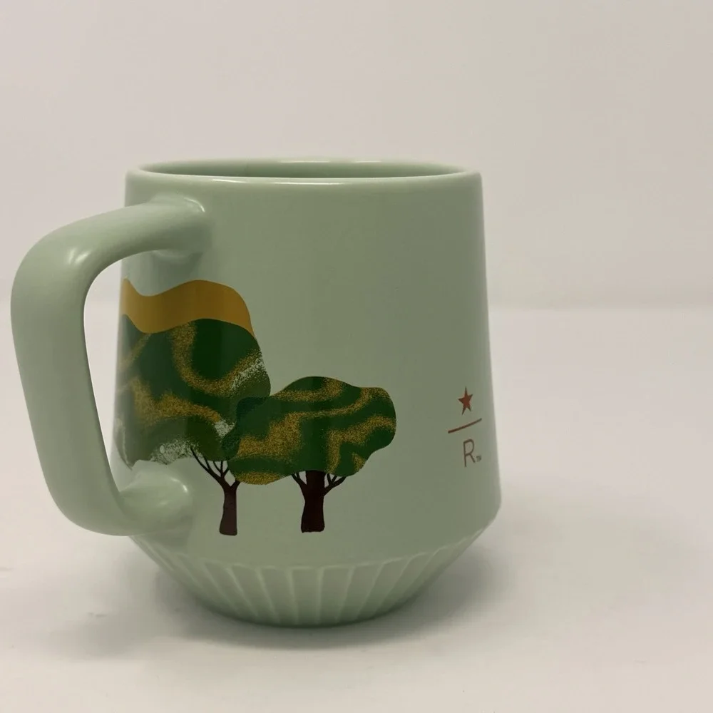 Starbucks Reserve‎ Roastery Tokyo Microblend Pleated Mug Green 355ml New w/ Box